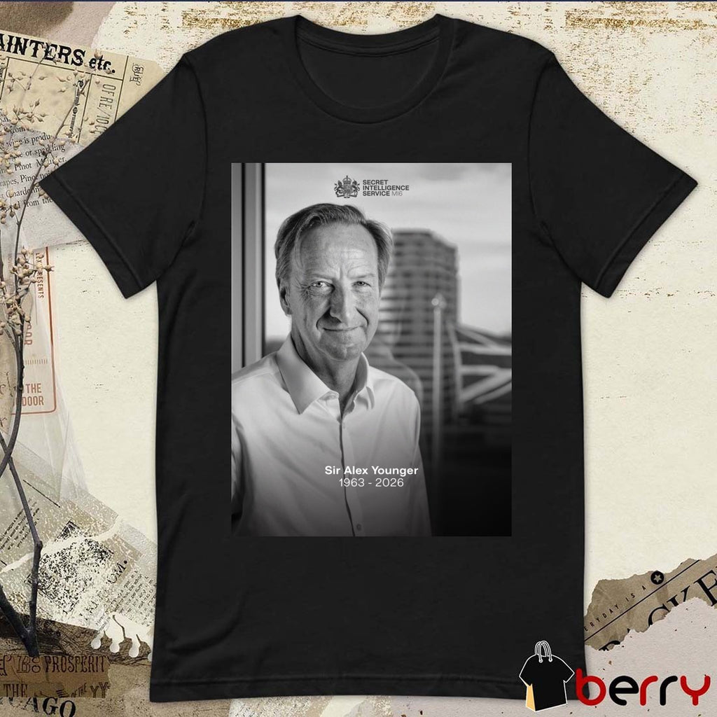 Sir Alex Younger 1963 – 2026 MI6 Poster t-shirt