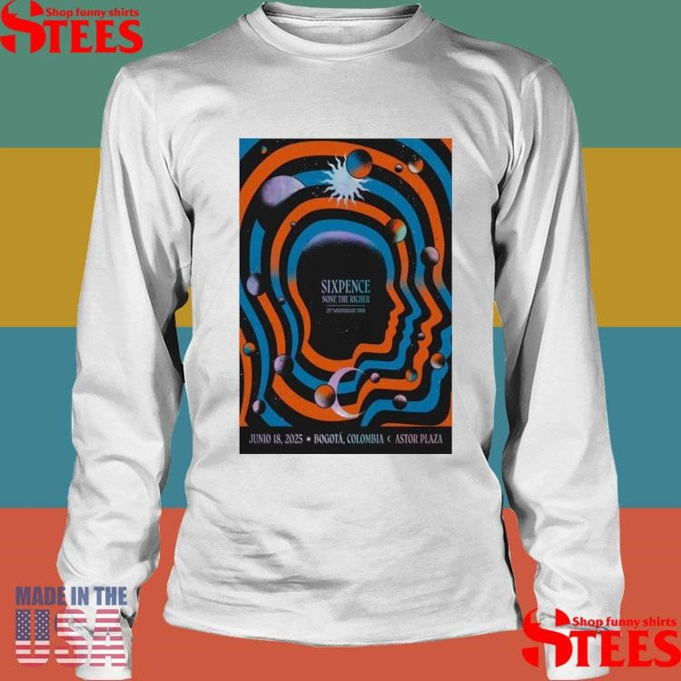 Sixpence Leigh Nash Jun 18 2025 Astor Plaza In Bogota Colombia T-shirt