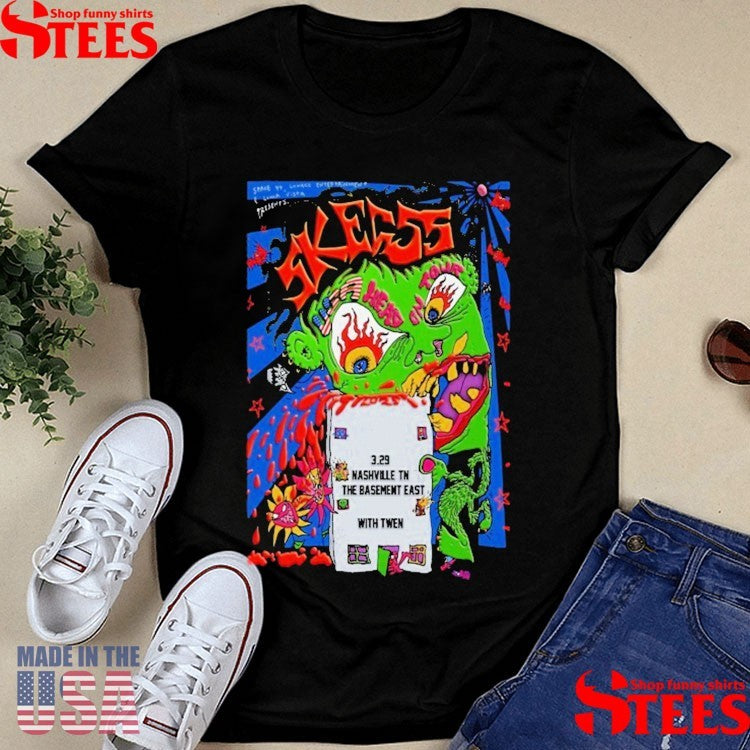 Skegss March 29 2025 The Basement East In Nashville Tn Shirts