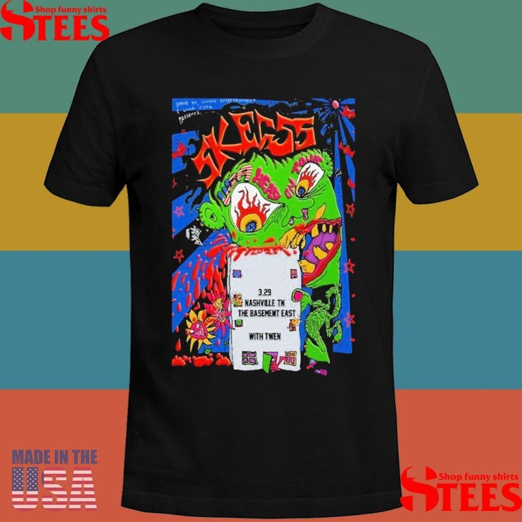 Skegss March 29 2025 The Basement East In Nashville Tn Shirts
