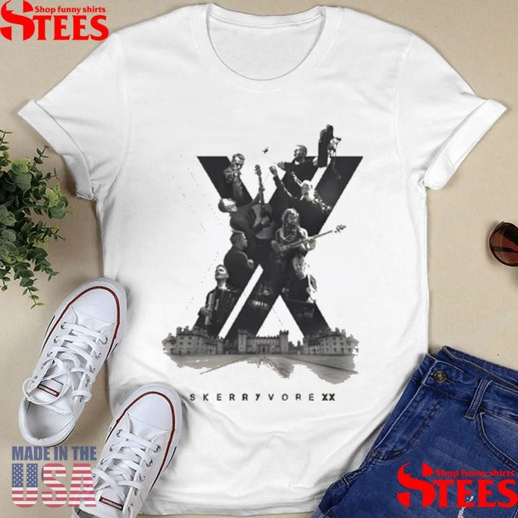 Skerryvore Band Xx Natural T-shirt