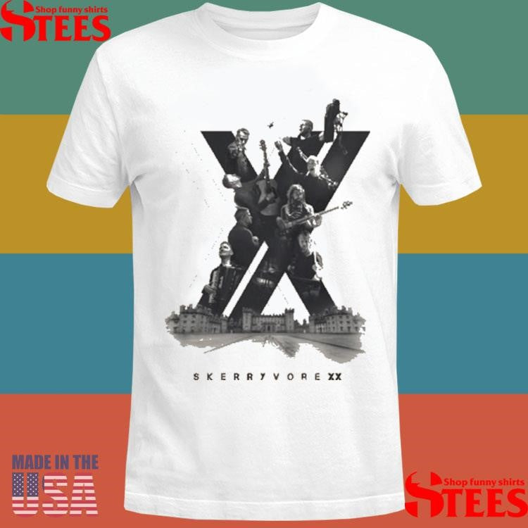 Skerryvore Band Xx Natural T-shirt