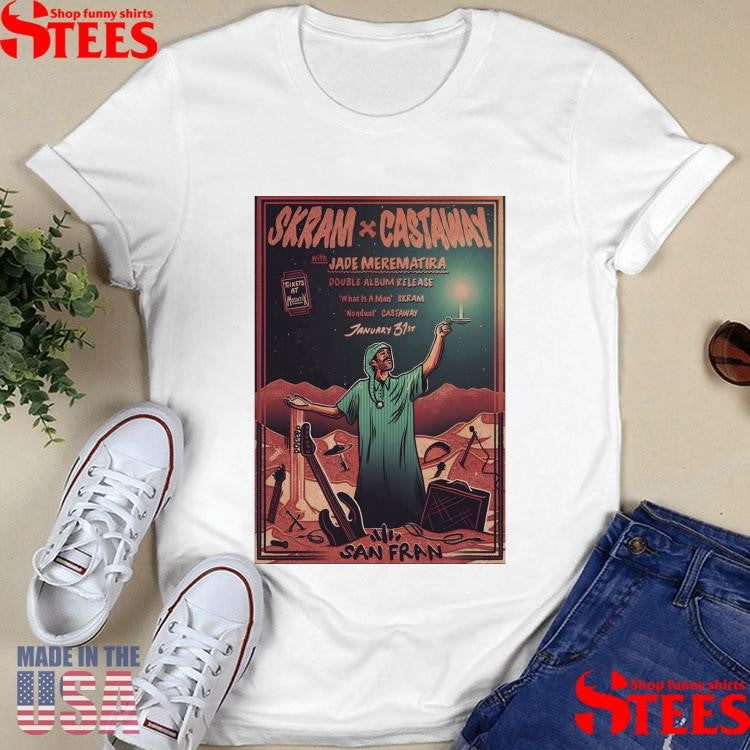 Skram And Castaway In Wellington Nz On Jan 31 2026 T-shirt