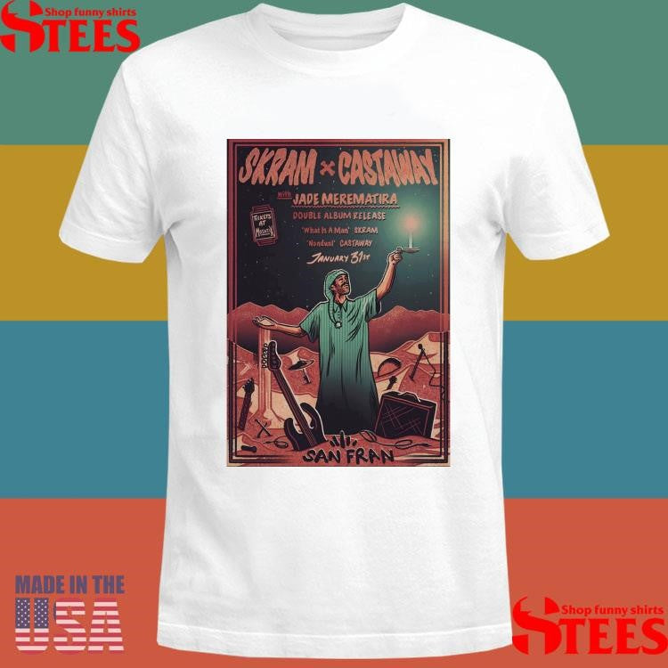 Skram And Castaway In Wellington Nz On Jan 31 2026 T-shirt