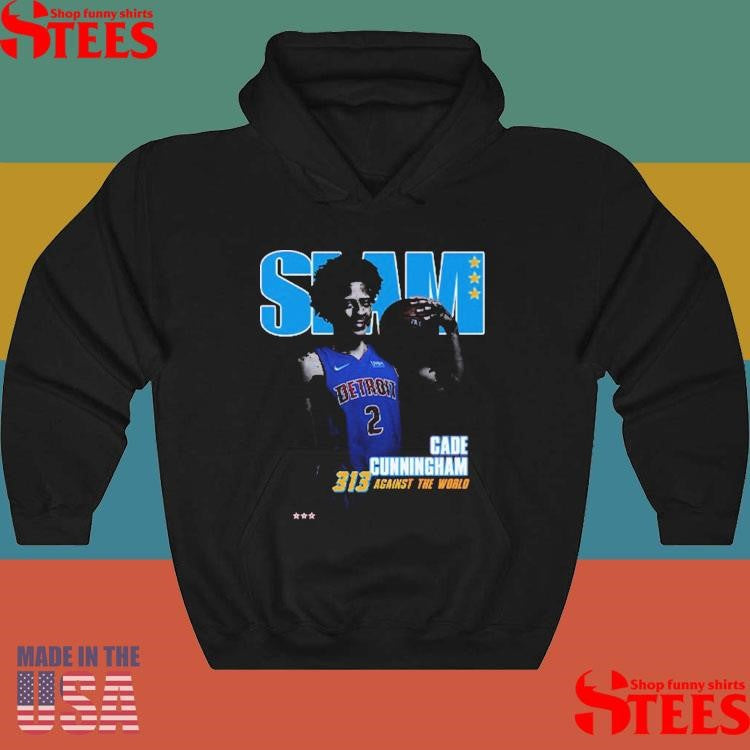 Slam Cade Cunningham 313 Against The World Shirts