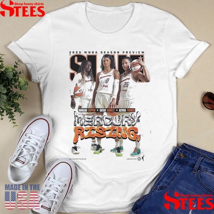 Slam Youth Cover Slam 256 Season Preview Phoenix Mercury Rising Shirts
