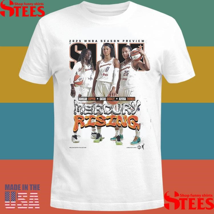 Slam Youth Cover Slam 256 Season Preview Phoenix Mercury Rising Shirts