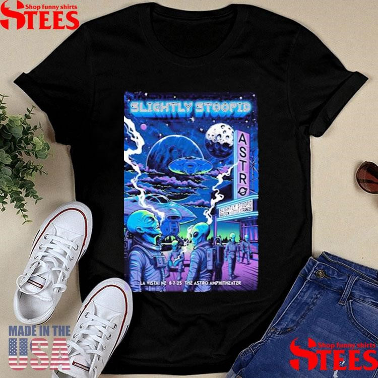 Slightly Stoopid August 7 2025 The Astro Amphitheater In La Vista Ne T-shirts