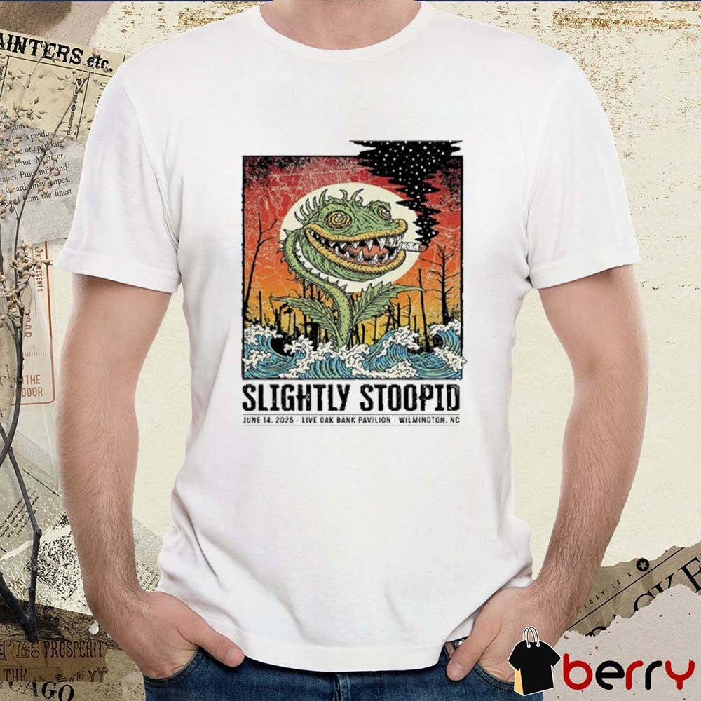 Slightly Stoopid June 14 2025 Live Oak Bank Pavilion Wilmington NC t-shirt