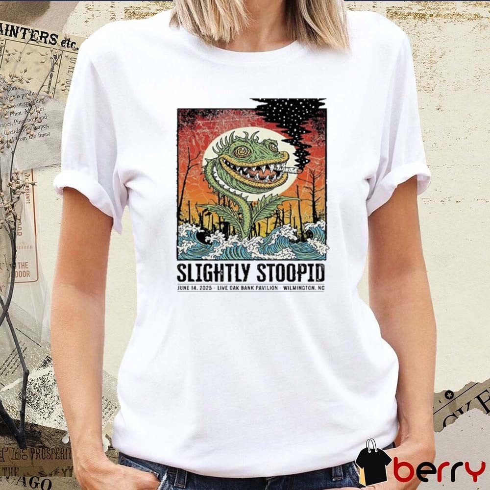 Slightly Stoopid June 14 2025 Live Oak Bank Pavilion Wilmington NC t-shirt