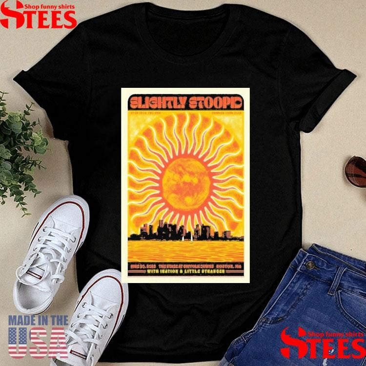 Slightly Stoopid Summer Tour 2025 The Stage At Suffolk Downs Boston Ma June 20 2025 T-shirt