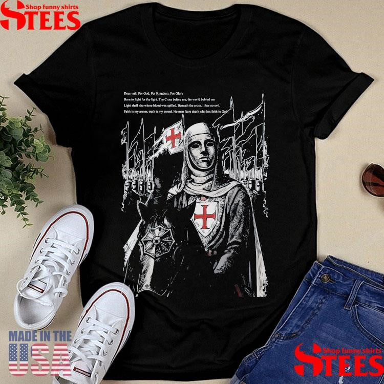 Sliver Mask King Baldwin IV Meme The Leper King Warrior T-shirt