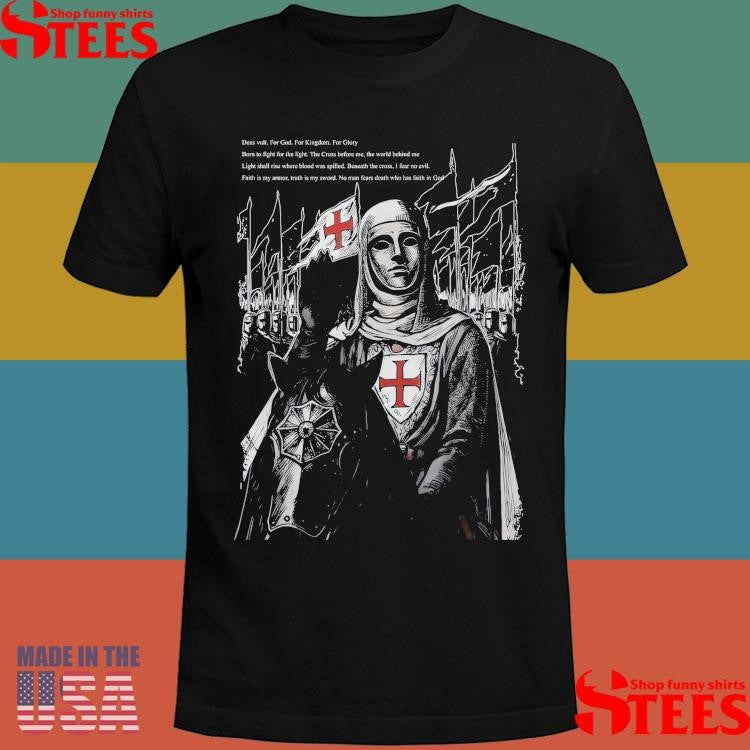 Sliver Mask King Baldwin IV Meme The Leper King Warrior T-shirt