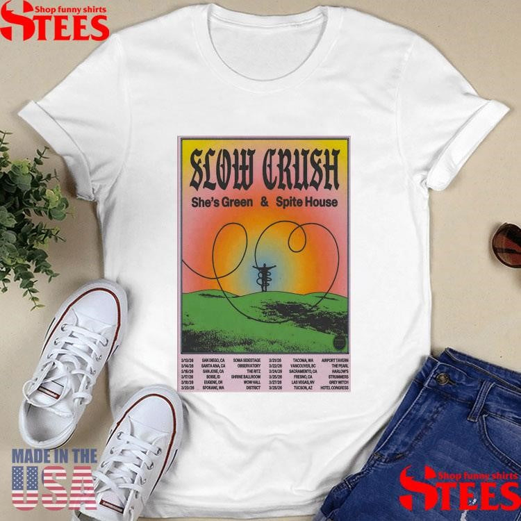 Slow Crush America 2026 Tour T-shirt
