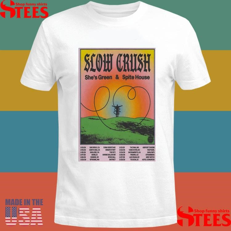 Slow Crush America 2026 Tour T-shirt