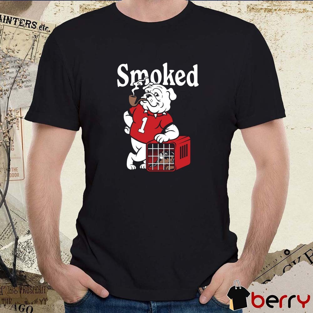 Smoked Georgia Bulldogs Defeats Tennessee Volunteers Painting t-shirt