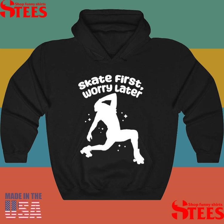 Solomon Snowden Skate First Worry Later Shirts