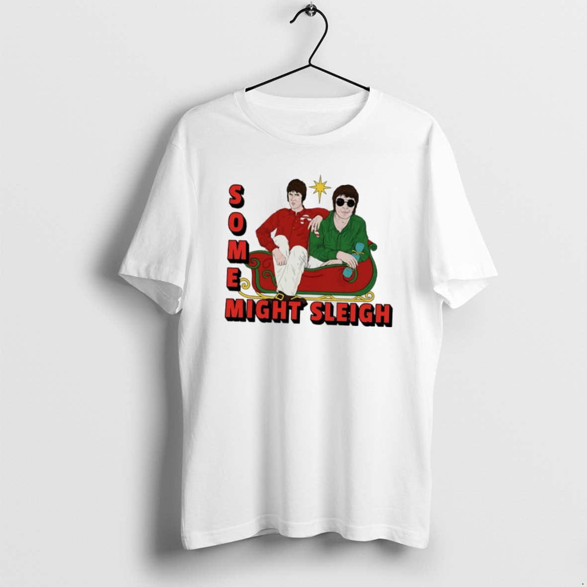 Official Some Might Sleigh Oasis Christmas T-Shirts, Hoodie, Sweatshirt | CiraTrend.com