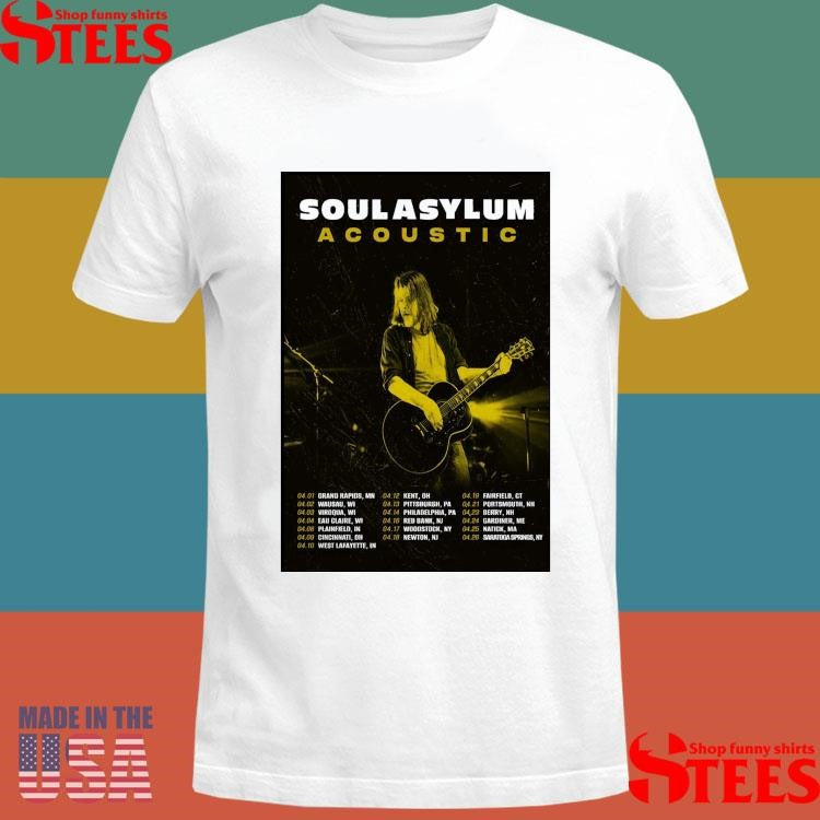 Soul Asylum Tour Acoustic April 2026 T-shirt
