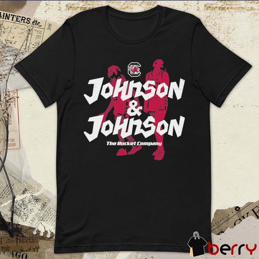 South Carolina Gamecocks Women’s Basketball Johnson & Johnson The Bucket Company 2026 t-shirt