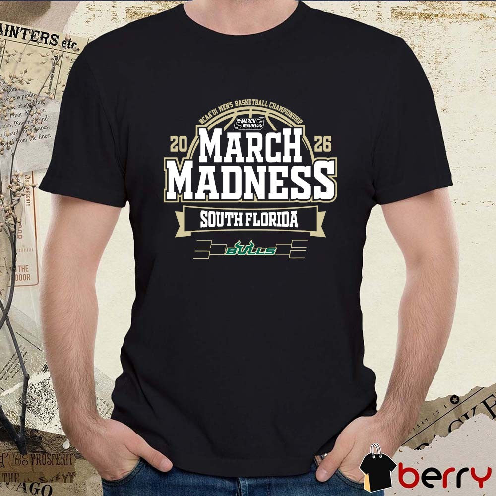 South Florida Bulls 2026 NCAA DI Men’s Basketball Championship March Madness Bound t-shirt