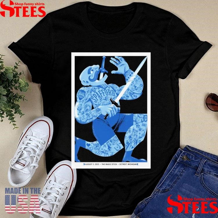 Spafford The Magic Stick In Detroit Michigan August 3 2025 T-shirts