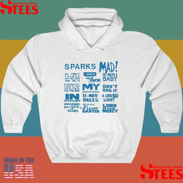 Sparks Mad Tracklish Shirts