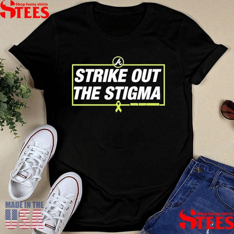 Spencer Schwellenbach Strike Out The Stigma Braves T-shirt