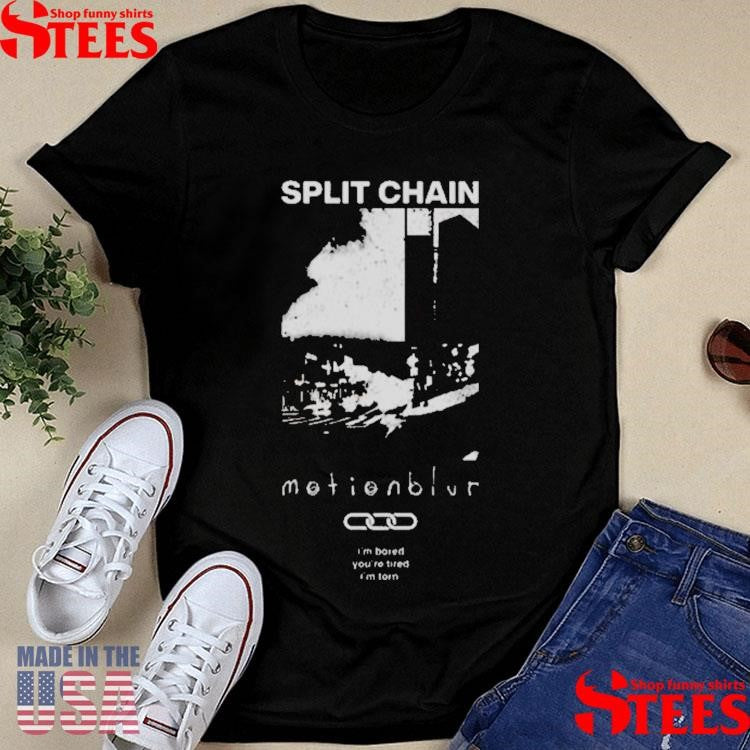 Split Chain Motionblur Album T-shirt