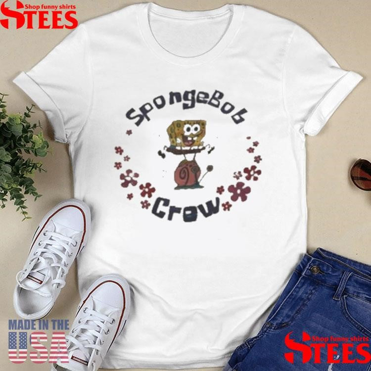 Spongebob Riding With Gary Crew Vibes Shirts