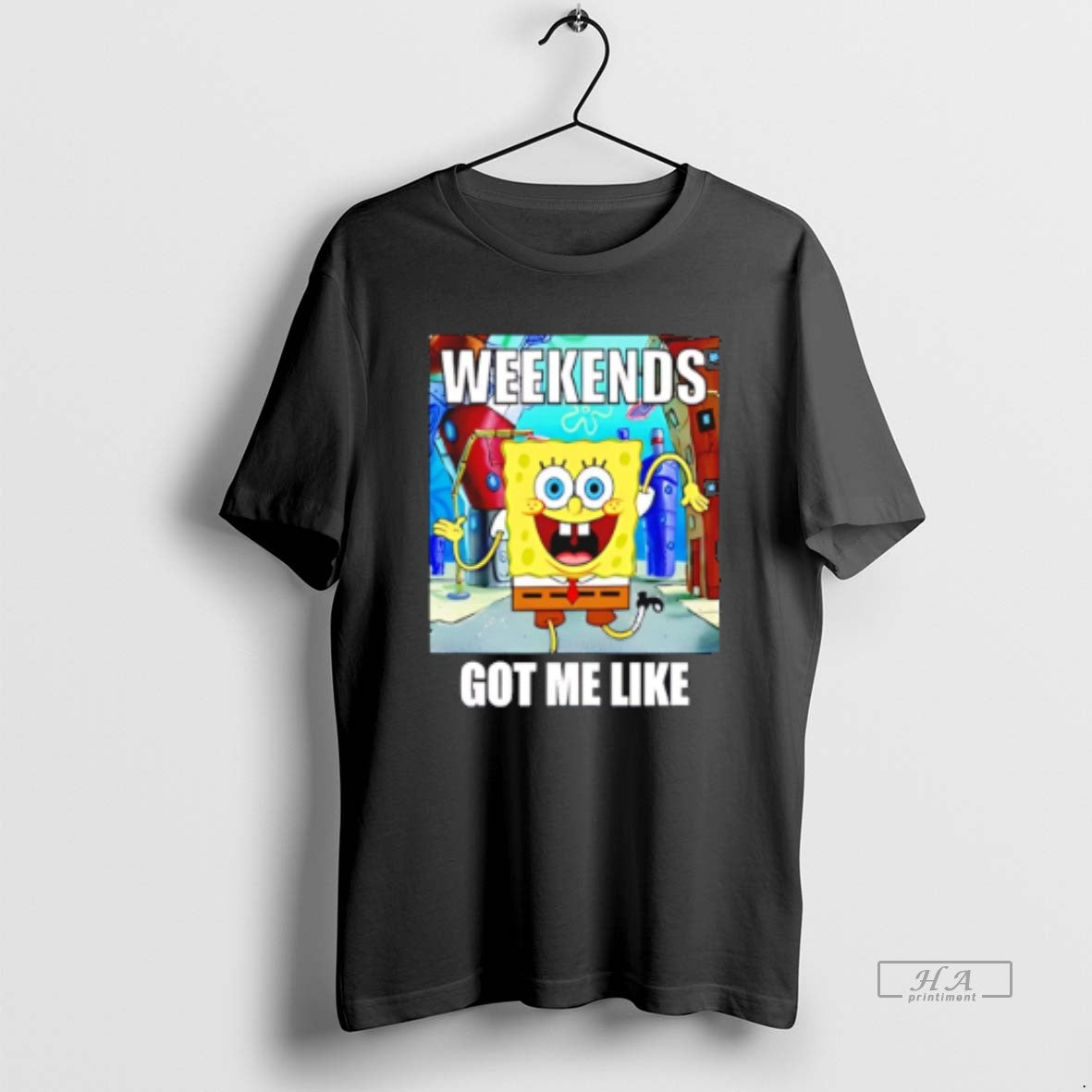 Official Spongebob Weekends Got Me Like T-Shirts, Hoodie, Sweatshirt | CiraTrend.com