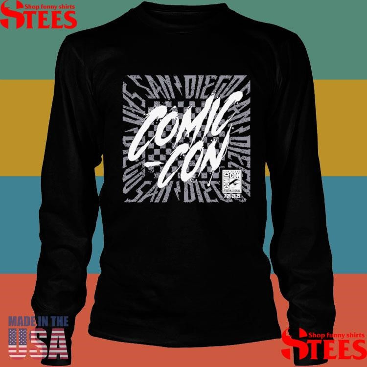 Sportiqe Black 2025 San Diego Comic Con Comfy T-shirt
