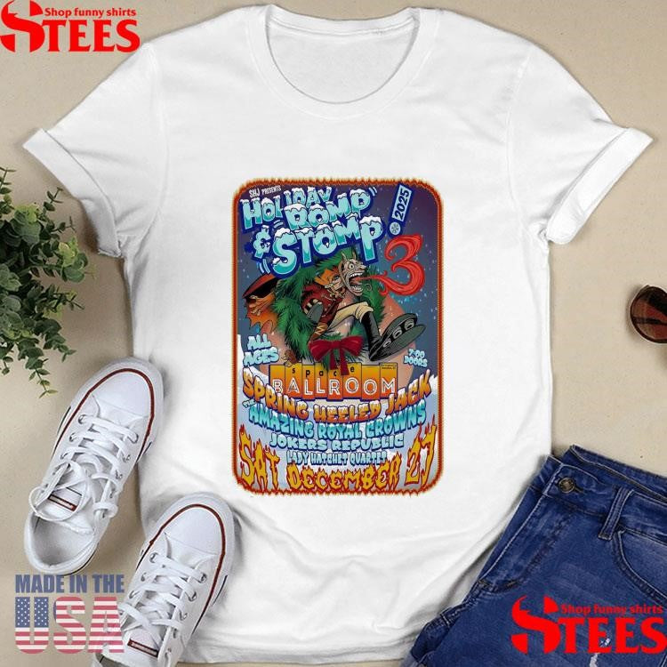 Spring Heeled Jack’s Holiday Romp 12 27 2025 Hamden Ct T-shirt