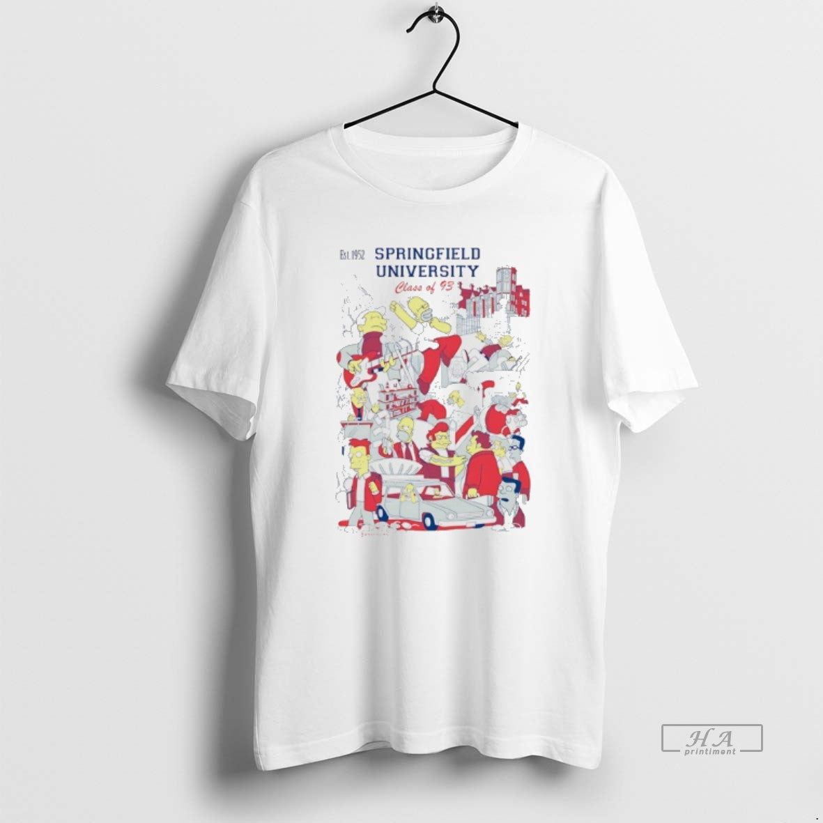 Official Springfield University Class Of 93 Comic T-Shirts, Hoodie, Sweatshirt | CiraTrend.com