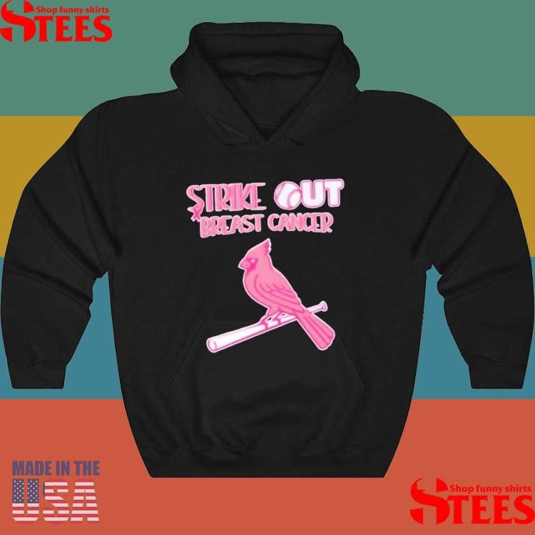 St Louis Cardinals Strike Out Breast Cancer T-shirt