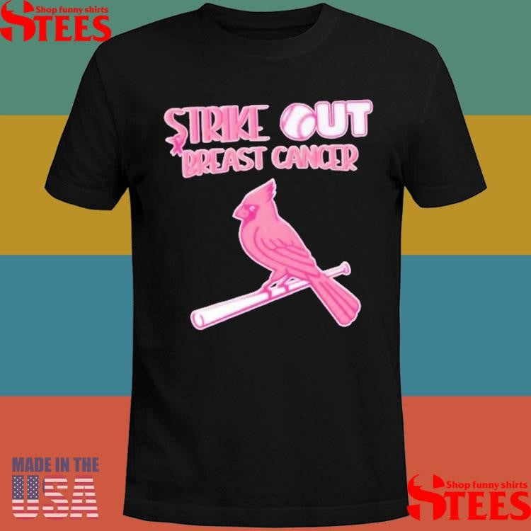 St Louis Cardinals Strike Out Breast Cancer T-shirt
