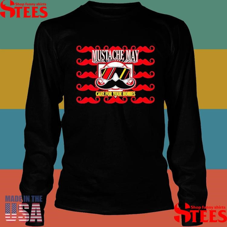 St. Louis Cardinals Mustache May 2025 Care For Your Homies Shirts