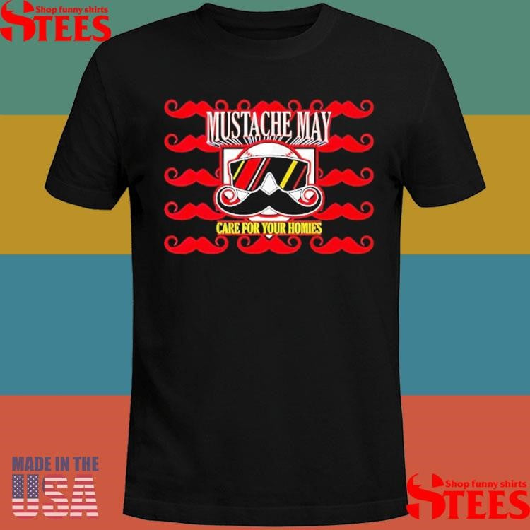 St. Louis Cardinals Mustache May 2025 Care For Your Homies Shirts