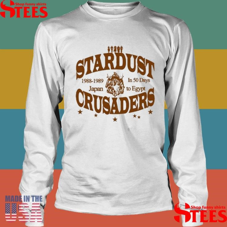 Stardust Crusaders 1988 1989 Japan In 50 Days To Egypt T-shirt
