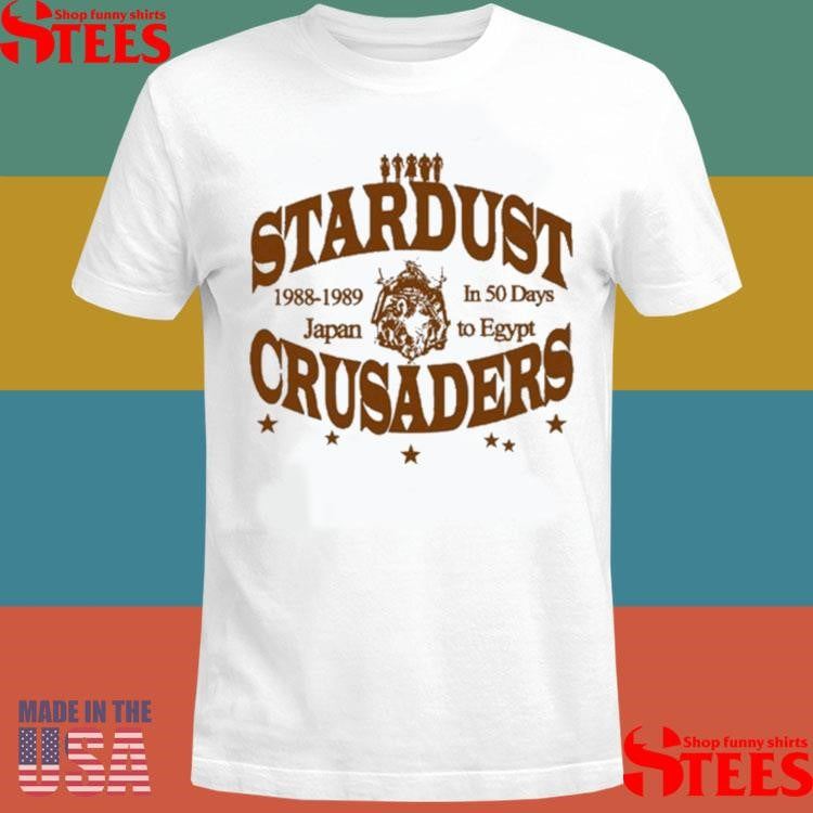 Stardust Crusaders 1988 1989 Japan In 50 Days To Egypt T-shirt