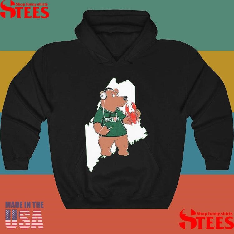 State Of Maine Bear Section Shirts