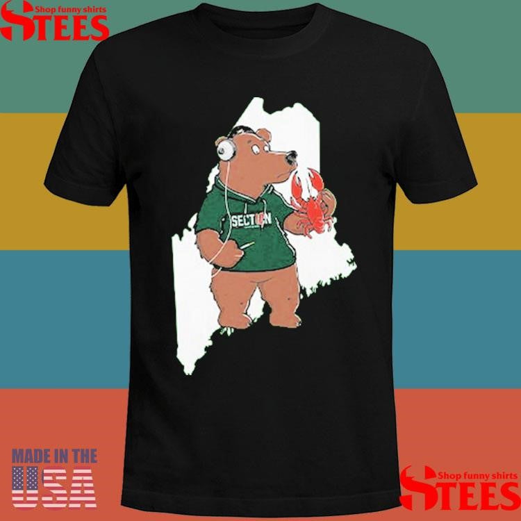 State Of Maine Bear Section Shirts