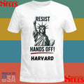 Statue Of Liberty Hands Off Harvard Shirts