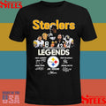 Steellers Legends Jack Lambert Troy Polamalu Joe Greene T-shirt