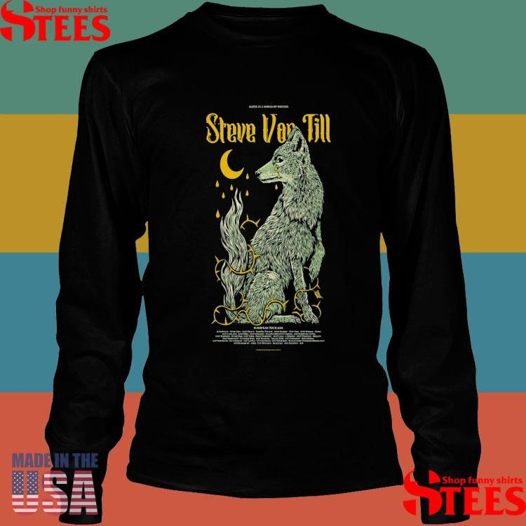 Steve Von Till European Tour 2025 Schedule Tour Dates The Lone Wolf Artwork All Over Print T-shirt