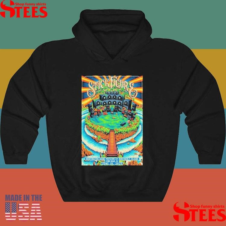 Stick Figure June 18 2025 Huntington Bank Pavilion Chicago Il T-shirt