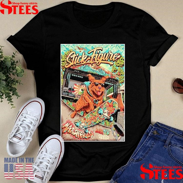 Stick Figure Marshfield Fairgrounds July 12 2025 T-shirt