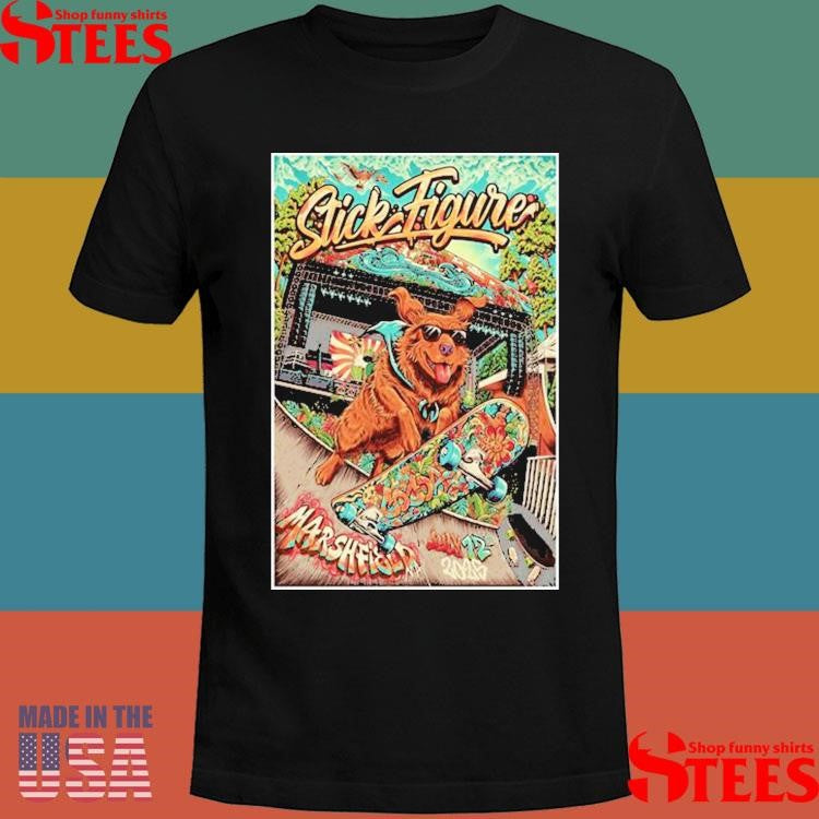 Stick Figure Marshfield Fairgrounds July 12 2025 T-shirt