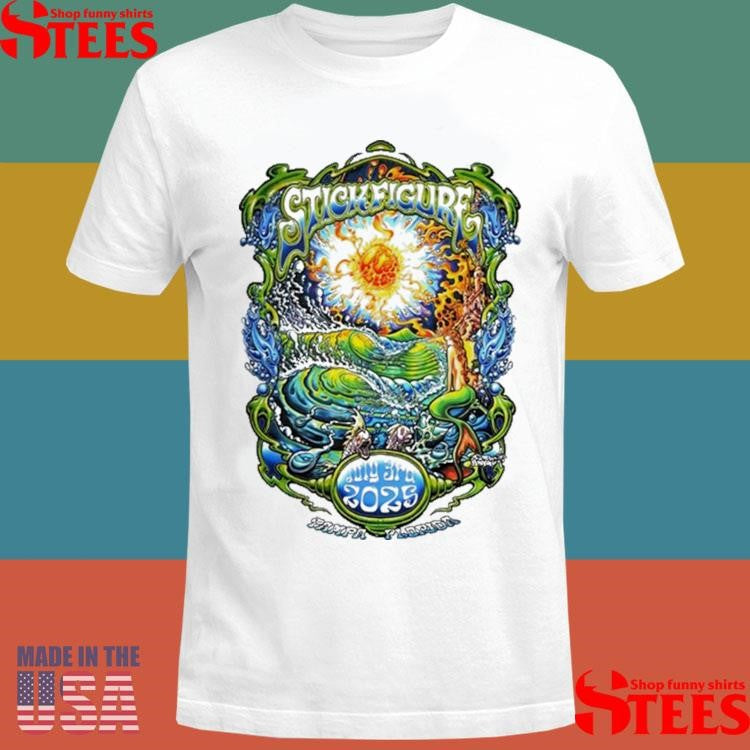 Stick Figure On July 3 2025 In Tampa Fl Tour T-shirt