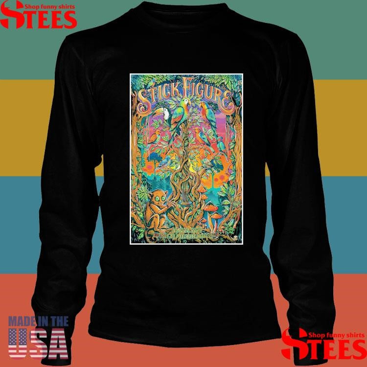 Stick Figure Poster For Show In Holmdel New Jersey At Pnc Bank Arts Center On June 20 2025 T-shirt